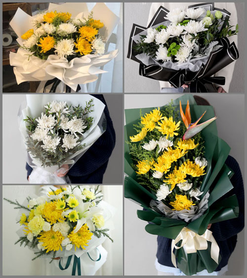 广东东莞市谢岗镇曹乐村白事花束代送